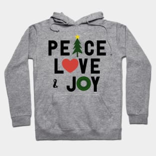 Peace Love & Joy Hoodie